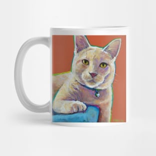 Hutchy the Orange Tabby Cat by Robert Phelps Mug